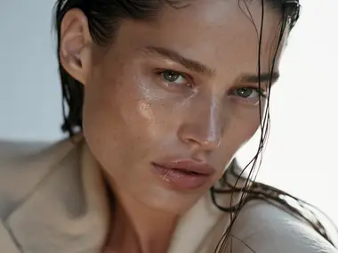 A close-up beauty portrait